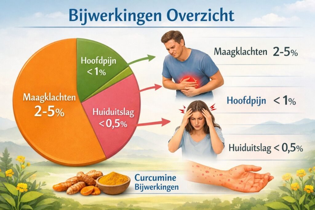 bijwerkingen overzicht curcumine