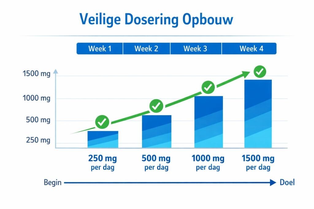 veilige dosering opbouw curcumine